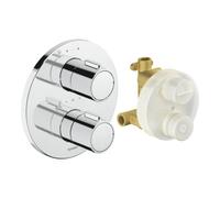 Duravit Duravit Kit de montage prêt à l'emploi UP-THM, rosace ronde, chrome brillant Quantité:1