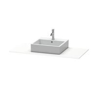 Duravit Duravit Konsole XSquare 120x55 cm, blanc supermat, avec 1 découpe Quantité:1