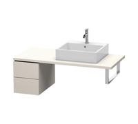 Duravit Duravit L-Cube Armoire basse 32x54,7 cm, taupe mat, 2 tiroirs Quantité:1