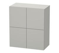 Duravit Duravit L-Cube Demi-colonne 70x36,3x80cm, 2 portes, béton gris mat Quantité:1