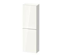 Duravit Duravit Meuble demi-hauteur D-Neo 40x24 cm, 1 porte, 4 étagères, à gauche, chr/blc hgl Quantité:1