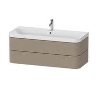 Duravit Duravit Meuble lavabo Happy D.2 Plus 117,5x49cm, 2 tiroirs, 1 mitigeur, lin Quantité:1