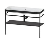 Duravit Duravit Meuble lavabo Happy D.2 Plus 117,5x49cm, avec console, sans trou, graphite mat Quantité:1