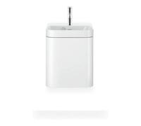 Duravit Duravit Meuble lavabo Happy D.2 Plus 40x36cm, 1 tiroir, raccord gauche, avec trop-plein, blanc brillant Quantité:1