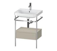 Duravit Duravit Meuble lavabo Happy D.2 Plus 57,5x49 cm, 1 robinet, avec colonne, 1 tiroir Quantité:1
