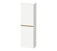 Duravit Duravit Meuble semi-haut D-Neo 40x24 cm, 1 porte, 4 étagères, à gauche, blanc/gris mat Quantité:1