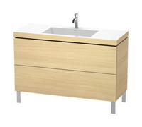 Duravit Duravit Meuble sous-lavabo c-bonded L-Cube 120x48 cm, 1 HL, méd. œuf, 2 tiroirs, deb. Quantité:1
