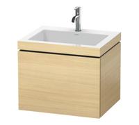 Duravit Duravit Meuble sous-lavabo c-bonded L-Cube 60 x 48 cm, 1 tiroir, méd. chêne, 1 coulissant, suspendu Quantité:1