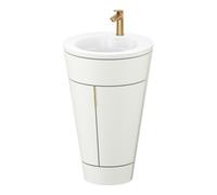 Duravit Duravit Meuble sous lavabo c-bonded Set Starck 1 56x86,4x60,5cm, st, G b ge, No w s-mat Quantité:1