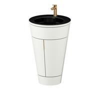 Duravit Duravit Meuble sous-lavabo c-bonded Starck 1 56x86,4x60,5 cm, st, G b ge, No w s-mat Quantité:1