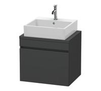 Duravit Duravit Meuble sous lavabo Com DuraStyle 60x47,8 cm, graphite mat, avec console, 1 tiroir Quantité:1