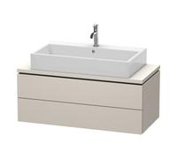 Meuble sous-lavabo Duravit L-Cube pour console, Compact, suspendu, 2 tiroirs, 1020x400x477mm, LC580908383