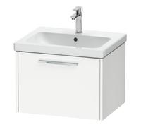 Duravit Duravit Meuble sous-lavabo D-Code 58,4x40x46 cm, 1 tiroir, blanc mat, poignées chrome Quantité:1