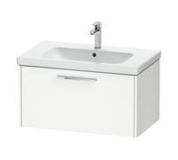 Duravit Duravit Meuble sous-lavabo D-Code 78,4x40x46 cm, 1 tiroir, blanc mat, poignées chrome Quantité:1