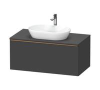 Duravit Duravit Meuble sous-lavabo D-Neo 100x55cm, gris mat, 1 tiroir, 1 plateau, suspendu Quantité:1