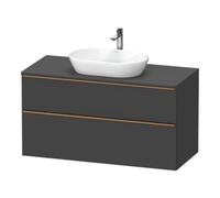 Duravit Duravit Meuble sous-lavabo D-Neo 120x55 cm, gris, 2 tiroirs, 1 porte, 1 étagère Quantité:1