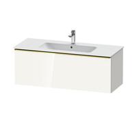 Duravit Duravit Meuble sous lavabo D-Neo 121x46,2 cm, blanc poli/haut brillant, 1 tiroir, suspendu Quantité:1