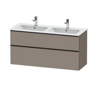 Duravit Duravit Meuble sous-lavabo D-Neo 128x46,2 cm, 1 porte, 1 tiroir, noir/Bas ma Quantité:1