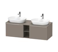 Duravit Duravit Meuble sous lavabo D-Neo 140x55 cm, 2 tiroirs, 1 porte, B double face, ch/Bas ma Quantité:1