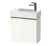 Duravit Duravit Meuble sous-lavabo D-Neo 48,4x22,2x44 cm, 1 porte, à droite, blanc poli/haut brillant Quantité:1