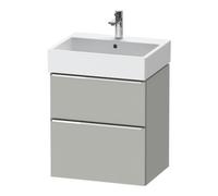 Duravit D-Neo bâti-support lavabo suspendu, 584x625x442mm, 1 tiroir, avec poignée chrome, DE4371010070000
