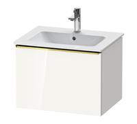 Duravit Duravit Meuble sous-lavabo D-Neo 61x46,2 cm, blanc poli/haut brillant, 1 tiroir, suspendu Quantité:1