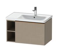 Duravit Duravit Meuble sous lavabo D-Neo 78,4x45,2 cm, 1 tiroir, B droite, bronze brossé/lin Quantité:1