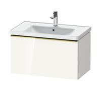 Duravit Duravit Meuble sous lavabo D-Neo 78,4x45,2 cm, blanc poli/haut brillant, 1 tiroir, suspendu Quantité:1