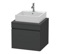 Duravit Duravit Meuble sous-lavabo DuraStyle 60x54,8 cm, graphite mat, avec console, 1 tiroir Quantité:1
