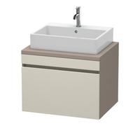 Duravit Duravit Meuble sous lavabo DuraStyle 70x54,8 cm, taupe/bas mat, 1 tiroir Quantité:1