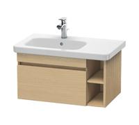 Duravit Duravit Meuble sous lavabo DuraStyle 73x44,8 cm, cuve à gauche, chêne naturel, 1 tiroir Quantité:1