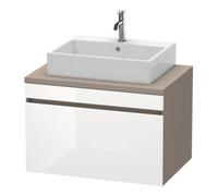 Duravit Duravit Meuble sous lavabo DuraStyle 80x54,8 cm, blanc hg/b ma, avec console, 1 tiroir Quantité:1