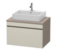Duravit Duravit Meuble sous lavabo DuraStyle 80x54,8 cm, taupe/bas mat, 1 tiroir Quantité:1