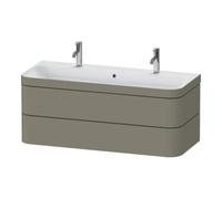 Duravit Duravit Meuble sous lavabo Happy D.2 Plus 117,5x49cm, 1 tiroir, 2 portes, gris mat satiné Quantité:1