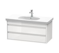 Duravit Duravit Meuble sous lavabo Ketho 100x45,5 cm, blanc brillant, 2 tiroirs, suspendu Quantité:1