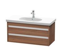 Duravit Duravit Meuble sous lavabo Ketho 100x45,5 cm, noyer naturel, 2 tiroirs, suspendu Quantité:1