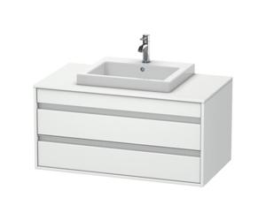 Duravit Duravit Meuble sous-lavabo Ketho 100x55 cm, blanc mat, lavabo encastré moyen, 2 tiroirs Quantité:1