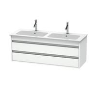 Duravit Ketho bâti-support lavabo suspendu, 1270x480x475 mm, 2 tiroirs, pour ME by Starck 233613, KT643201818, Couleur: Décor blanc mat
