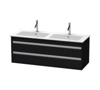 Duravit Ketho bâti-support lavabo suspendu, 1270x480x475 mm, 2 tiroirs, pour ME by Starck 233613, KT643201616, Couleur: Décor chêne noir