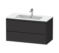 Duravit Duravit Meuble sous lavabo Ketho.2 101x48 cm, graphite mat, 2 tiroirs, suspendu Quantité:1