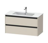 Duravit Duravit Meuble sous lavabo Ketho.2 101x48cm, tau mat, 2 tiroirs, suspendu Quantité:1