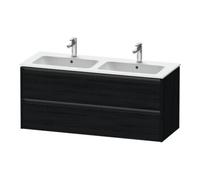 Duravit Duravit Meuble sous lavabo Ketho.2 128x48x55 cm, 2 tiroirs, suspendu, noir œuf Quantité:1