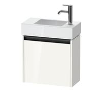 Duravit Duravit Meuble sous-lavabo Ketho.2 48,4x23,8 cm, angle gauche, blanc brillant, 1 porte, suspendu Quantité:1