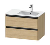 Duravit Duravit Meuble sous-lavabo Ketho.2 81x48x54,9 cm, avec évier à droite, chêne naturel Quantité:1