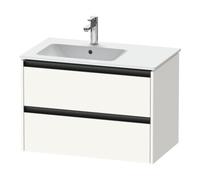 Duravit Ketho.2 bâti-support pour lavabo suspendu, 2 tiroirs, 810x549x480mm, pour ME by Starck position du lavabo à gauche 234583, K25267084840000