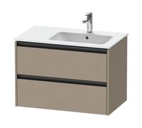 Duravit Ketho.2 bâti-support pour lavabo suspendu, 2 tiroirs, 810x549x480mm, pour ME by Starck position du lavabo à droite 234683, K25268075750000