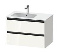 Duravit Ketho.2 bâti-support pour lavabo suspendu, 2 tiroirs, 810x549x480mm, pour ME by Starck position du lavabo à gauche 234583, K25267022220000