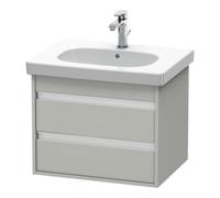 Duravit Duravit Meuble sous-lavabo Ketho 60x45,5 cm, béton gris, 2 tiroirs, suspendu Quantité:1