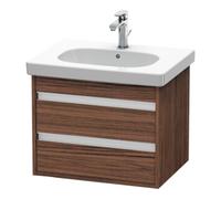 Duravit Duravit Meuble sous-lavabo Ketho 60x45,5 cm, noyer foncé, 2 tiroirs, suspendu Quantité:1