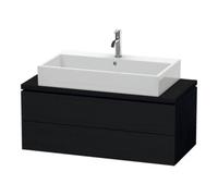 L-Cube Duravit vasque LC580901616 102 x 47,7 cm, chêne noir, pour console, 2 tiroirs
